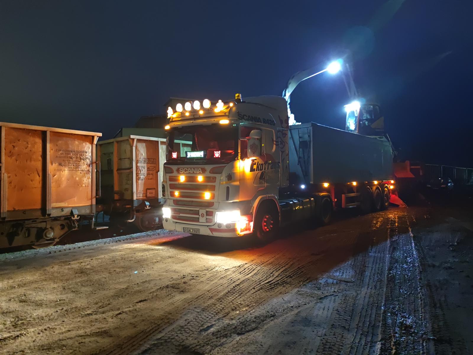Transport wywrotkami